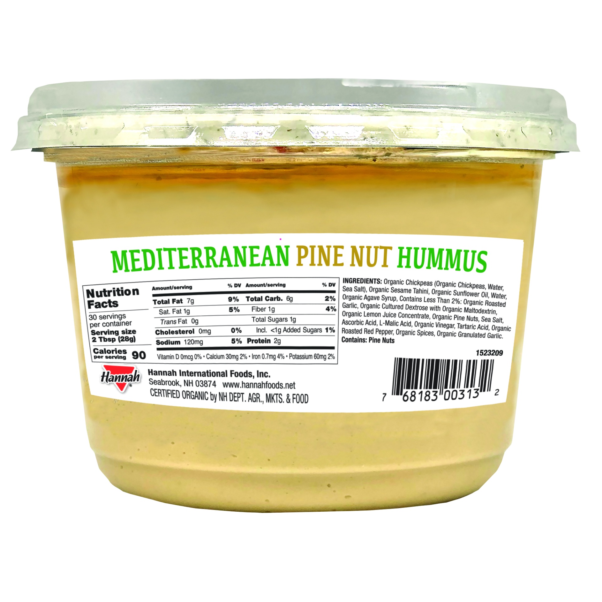 slide 2 of 2, Hannah International Hannah Mediterranean Hummus, 30 oz