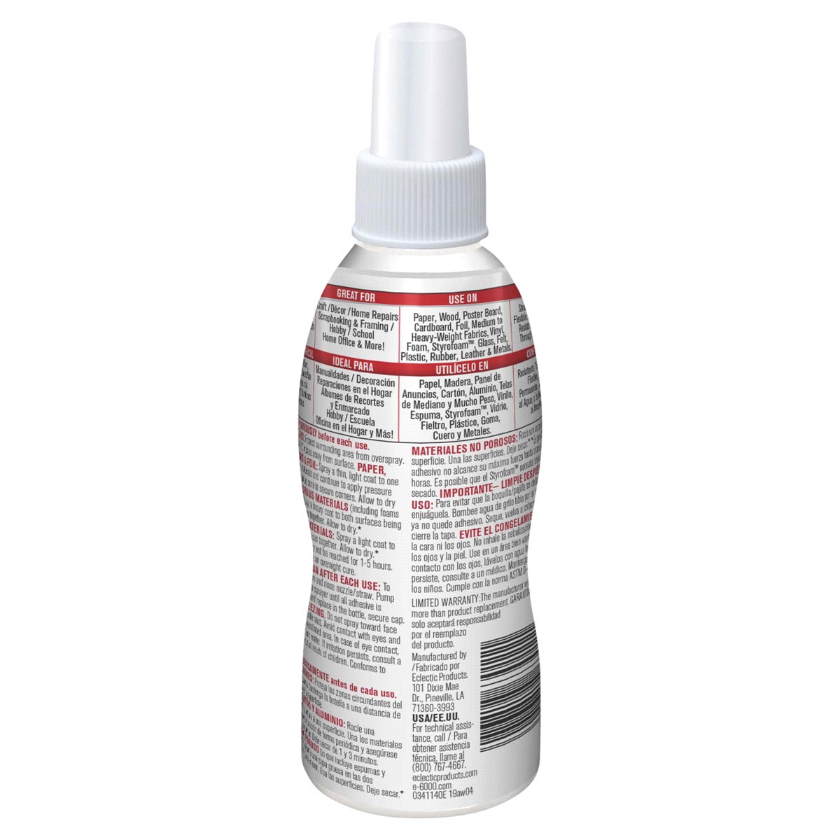 slide 2 of 2, E6000 Spray Adhesive Hang Tab, 4 oz