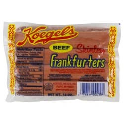 Koegel's Skinless Beef Franks, 13 oz