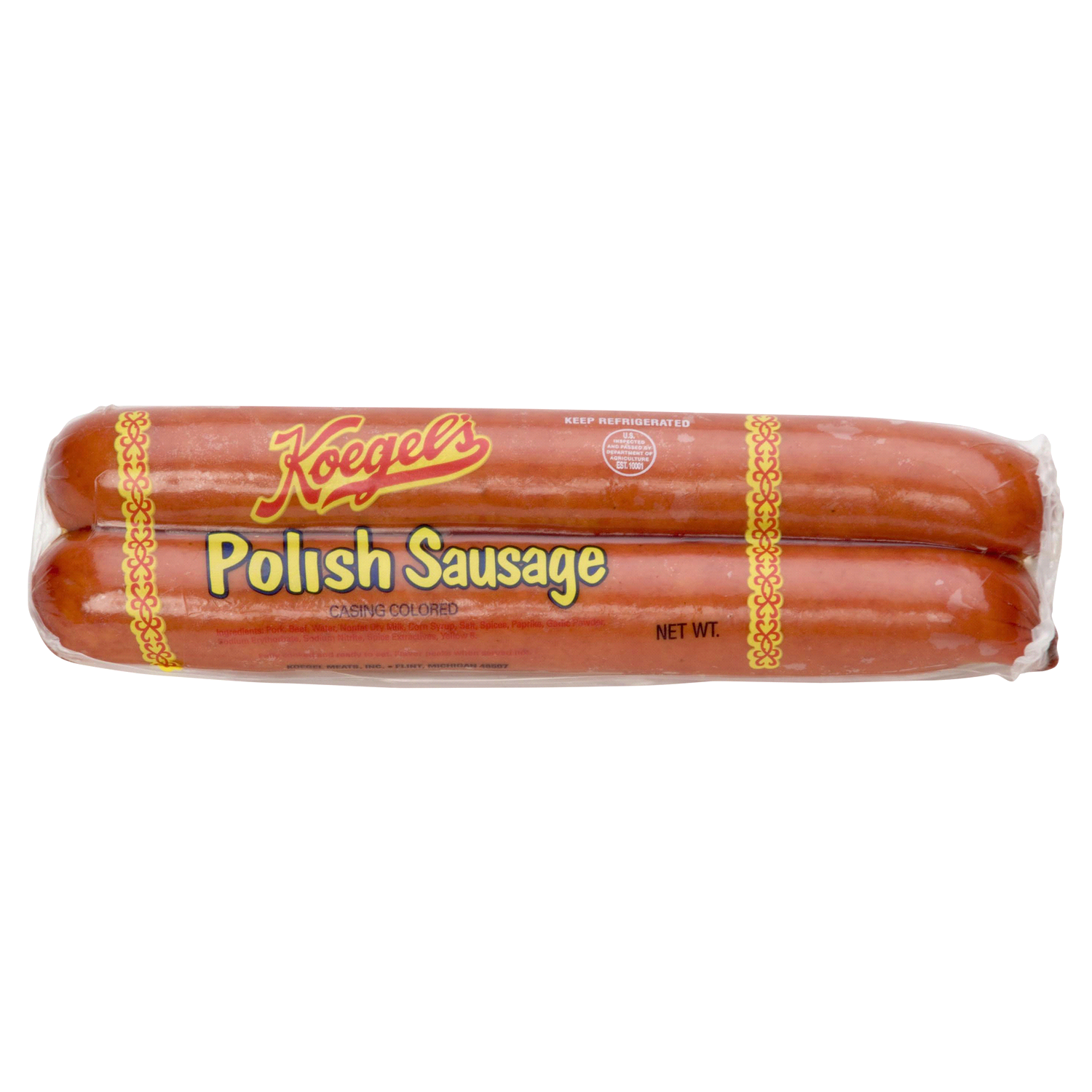slide 1 of 1, KOEGELS Koegel's Polish Sausage, 2 ct, 13 oz, 13 oz