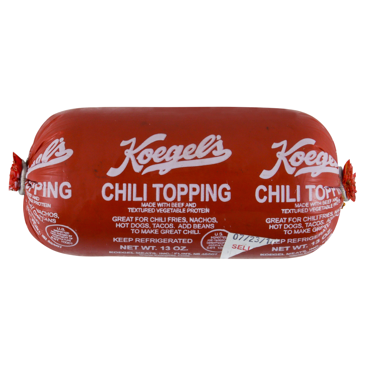 slide 1 of 2, KOEGELS Koegel's Chili Topping, 13 oz, 13 oz