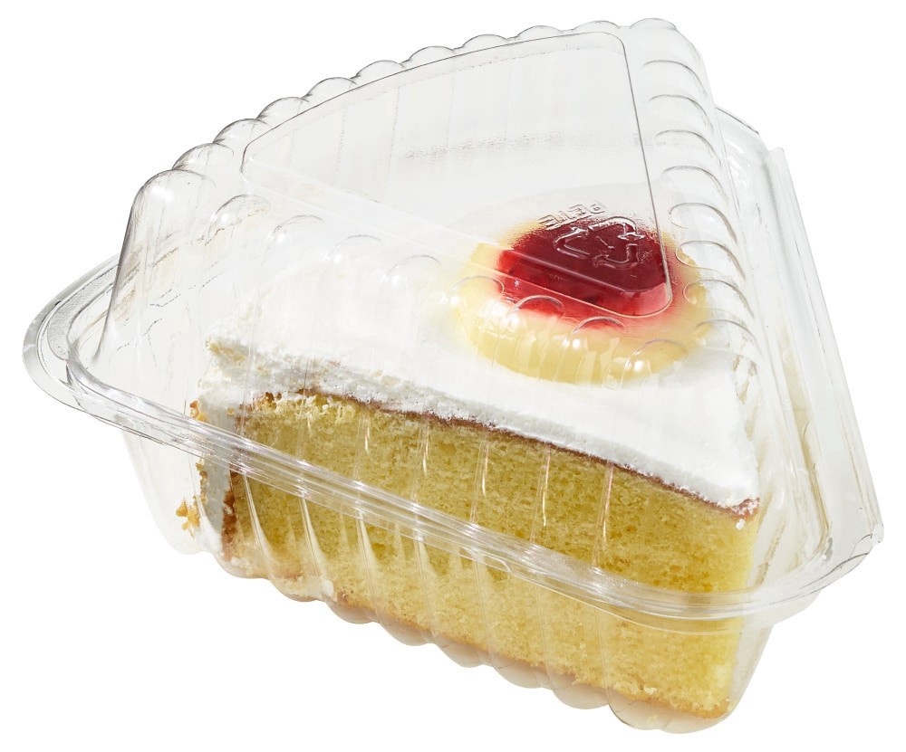 slide 1 of 1, Bakery Fresh Raspberry Cream Crunch Cake Slice, 3.55 oz