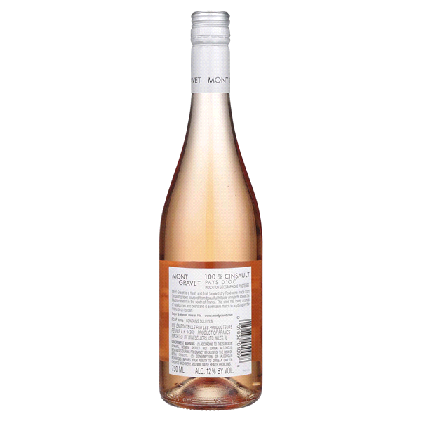 slide 3 of 5, OTHER-ALCOHOLIC BEVERAGES Montgravet Cinsault Rose, 750 ml