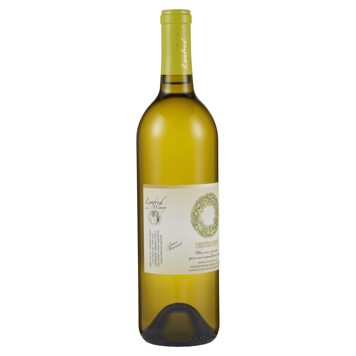 slide 9 of 29, OTHER-ALCOHOLIC BEVERAGES Lynfred Christmas White Wine, 750 ml