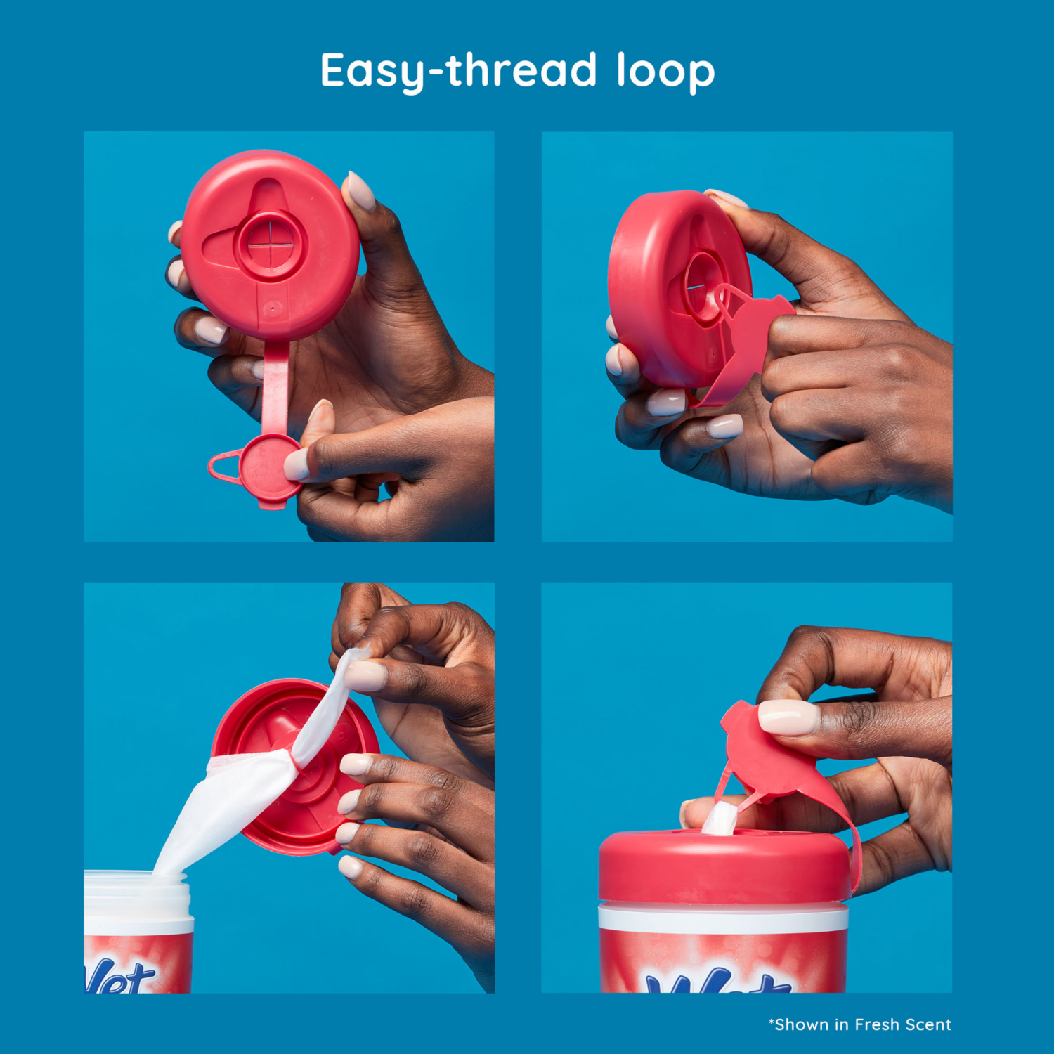 slide 3 of 5, Wet Ones Antibacterial Hand Wipes Fresh Scent Canister - 40 Count, 40 ct