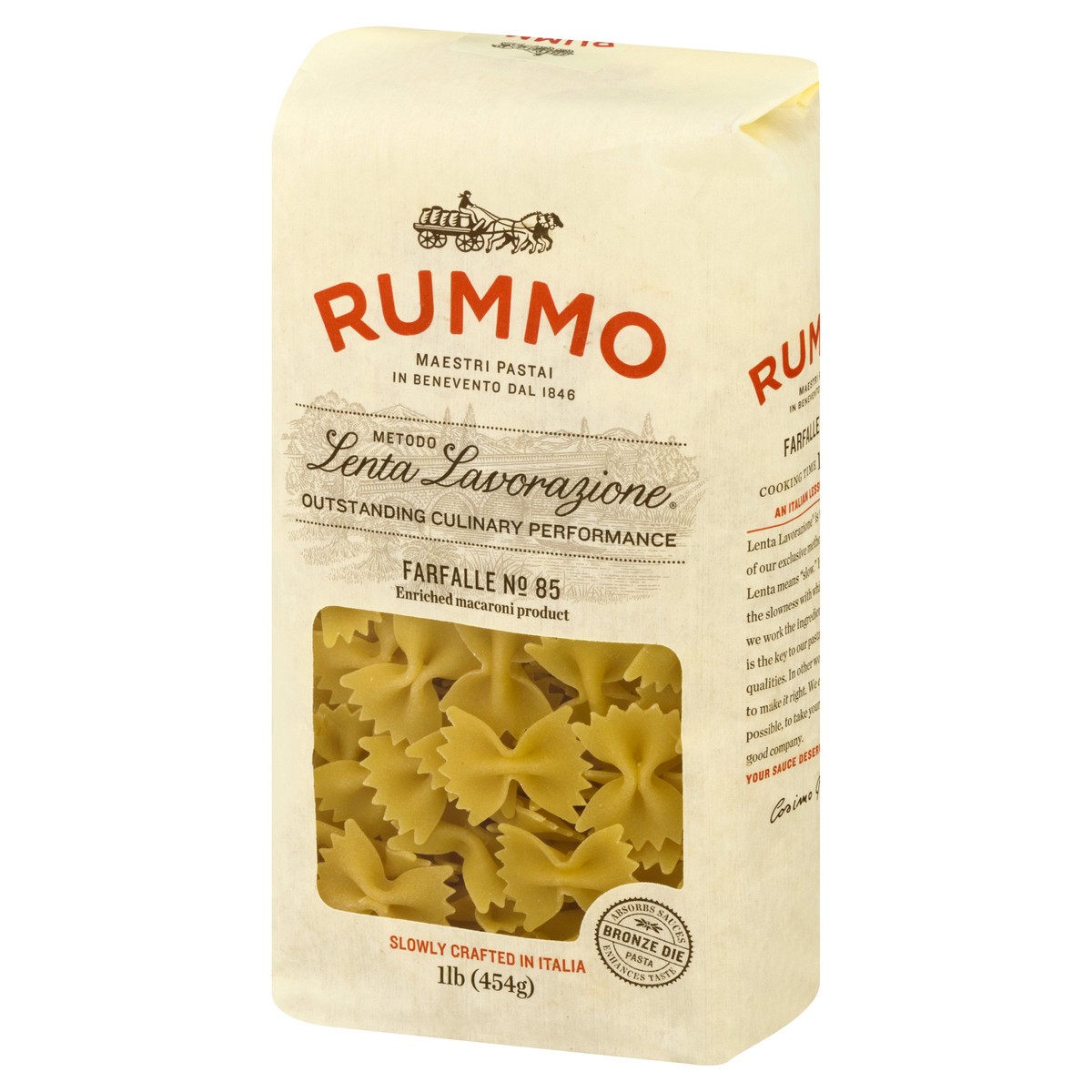 slide 4 of 13, Rummo Farfalle Pasta, 16 oz