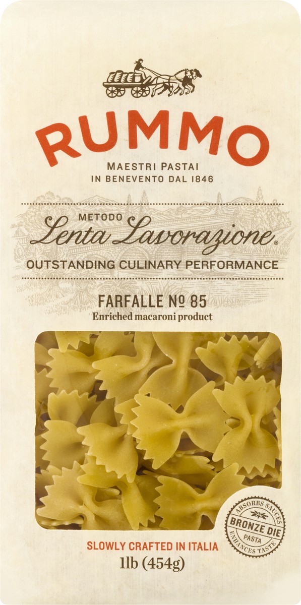slide 9 of 13, Rummo Farfalle Pasta, 16 oz