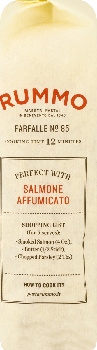 slide 13 of 13, Rummo Farfalle Pasta, 16 oz