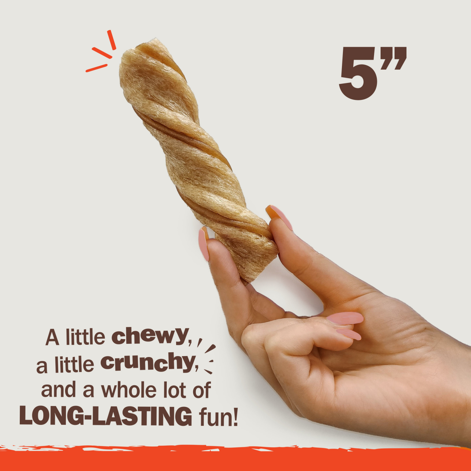 slide 3 of 3, Cadet Chewalicious Chewy 'N Crunchy Rawhide-Free Natural Spirals Small (3 Count), 3 ct