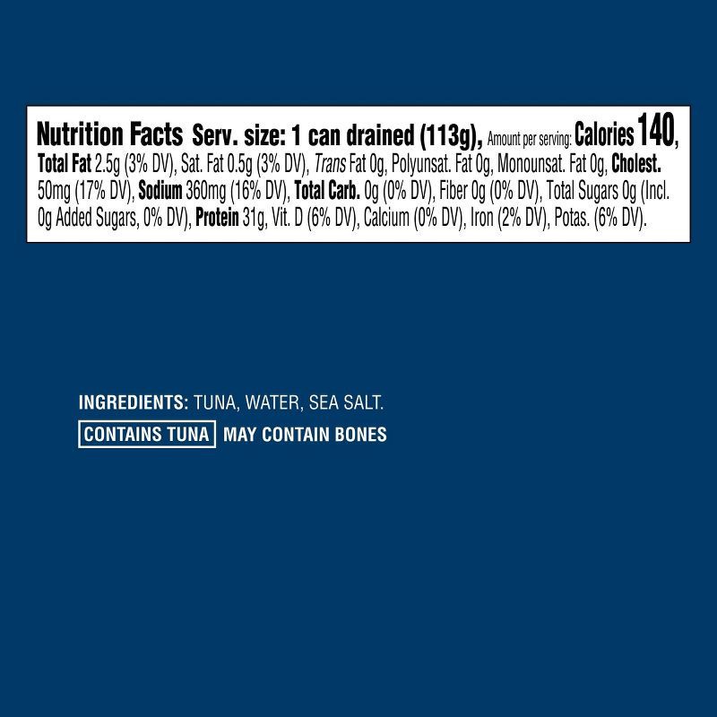 slide 4 of 4, Premium Wild Albacore Chunk White Tuna in Water and Sea Salt - 5oz - Good & Gather™, 5 oz
