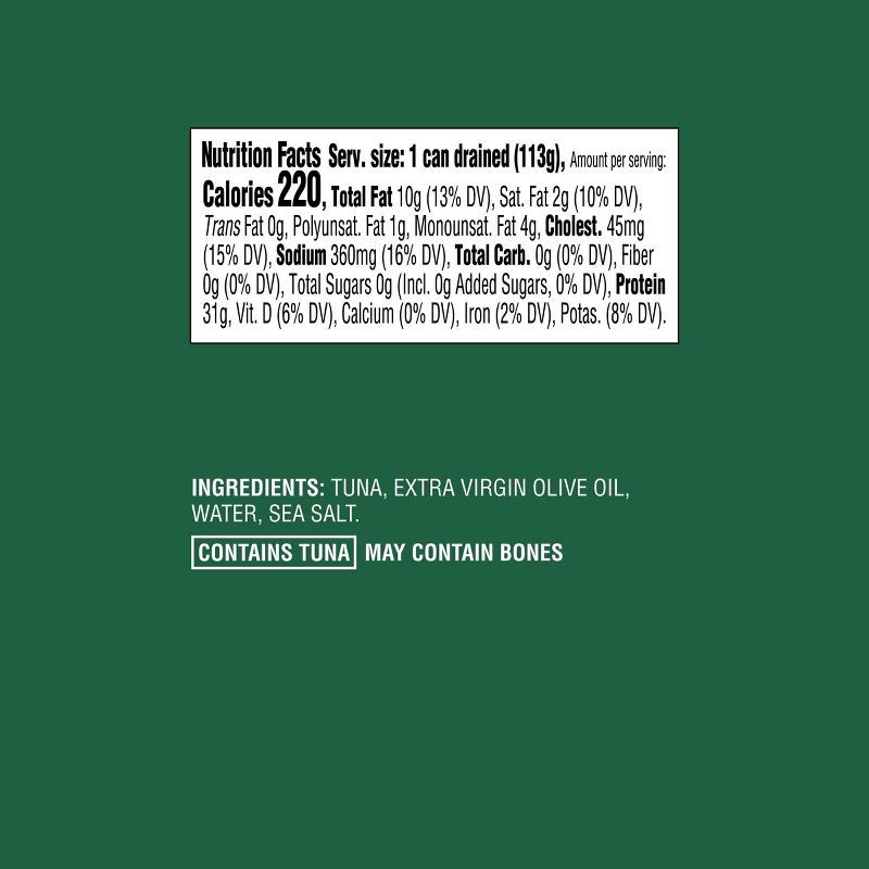 slide 4 of 4, Premium Wild Albacore Chunk White Tuna in Extra Virgin Olive Oil and Sea Salt - 5oz - Good & Gather™, 5 oz