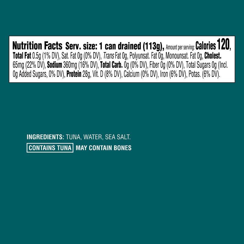 slide 4 of 4, Premium Wild Skipjack Chunk Light Tuna in Water and Sea Salt - 5oz - Good & Gather™, 5 oz