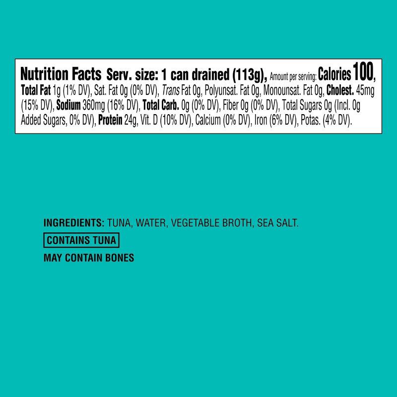 slide 4 of 4, Sustainably Caught Chunk Light Tuna in Water - 5oz - Good & Gather™, 5 oz
