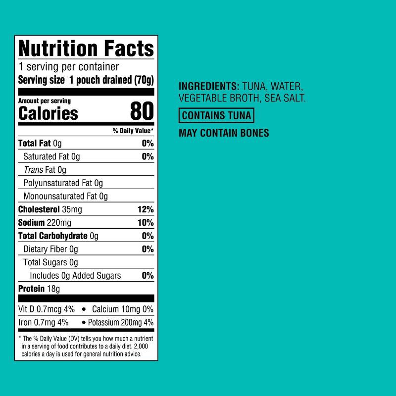 slide 4 of 4, Chunk Light Tuna in Water - 2.6oz - Good & Gather™, 2.6 oz