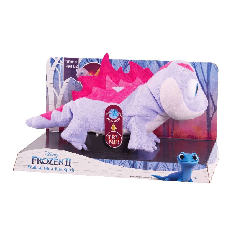 slide 13 of 15, Disney Frozen 2 Light-Up Walk & Glow Fire Spirit Salamander Interactive Pet, 1 ct
