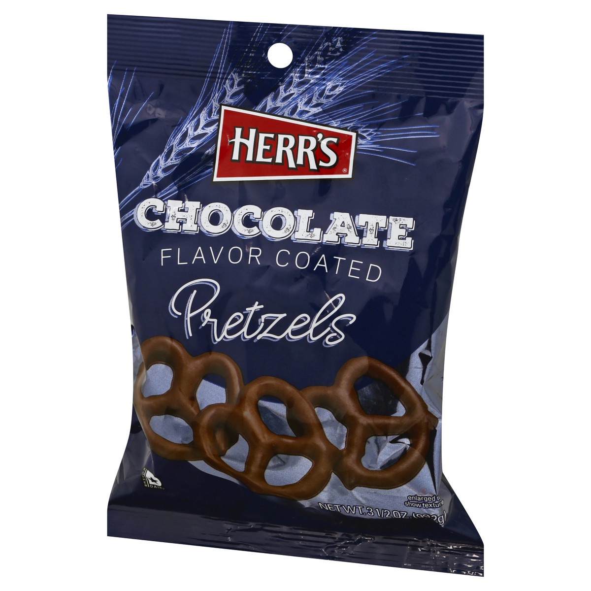 slide 7 of 10, Herr's Chocolate Flavor Coated Pretzels 3.5 oz, 3.5 oz