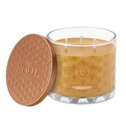 Root Candles 50hr 3wick Hnycmb Bourbon Pear