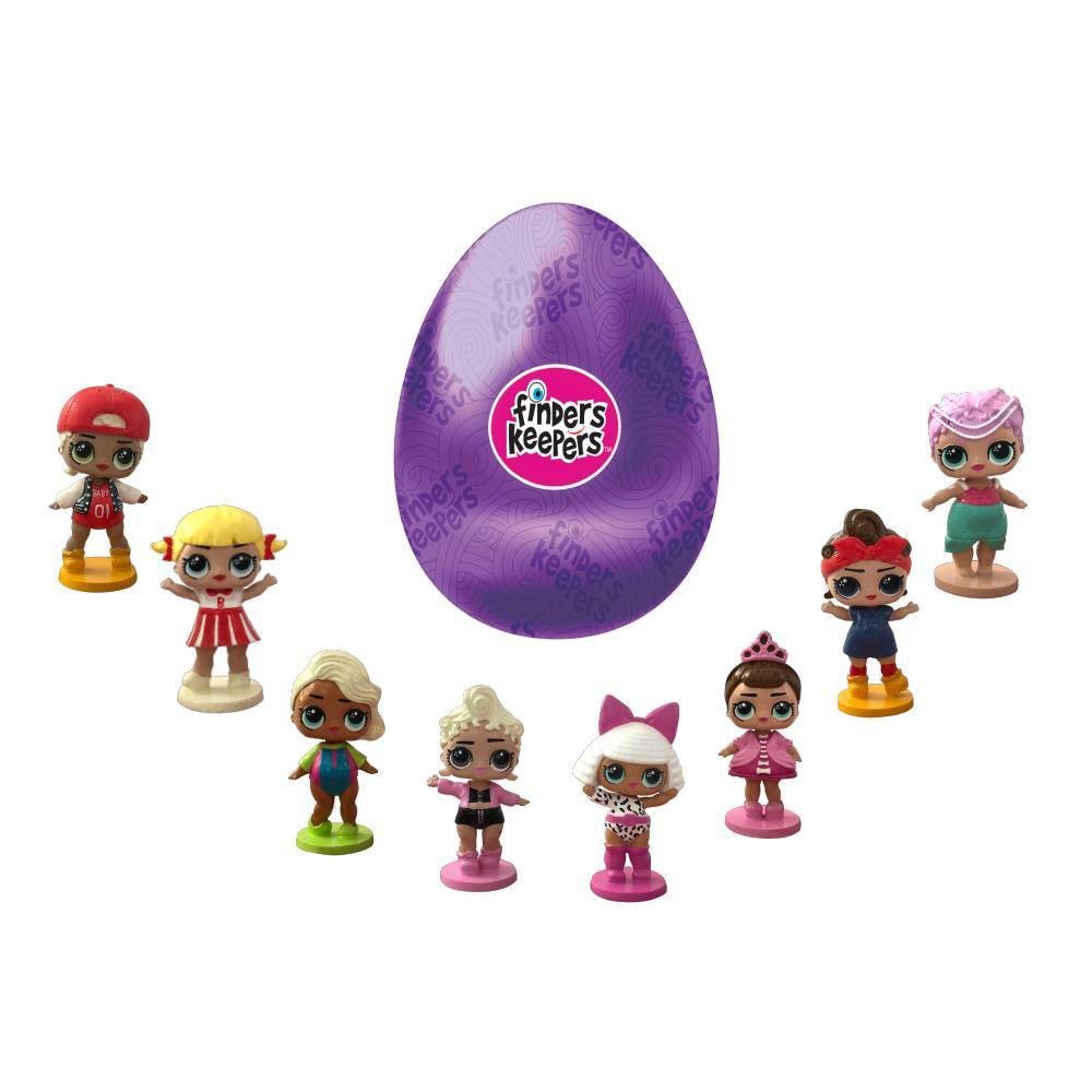 slide 3 of 3, Finders Keepers L.O.L. Milk Chocolate Candy Egg & Toy Surprise, 0.7 oz, 0.7 oz