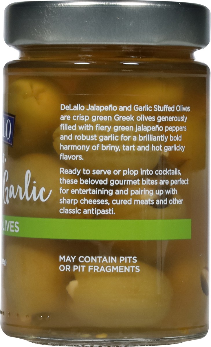 slide 8 of 9, DeLallo Greek Jalapeno Garlic Stuffed Olives 5.8 oz, 5.8 oz
