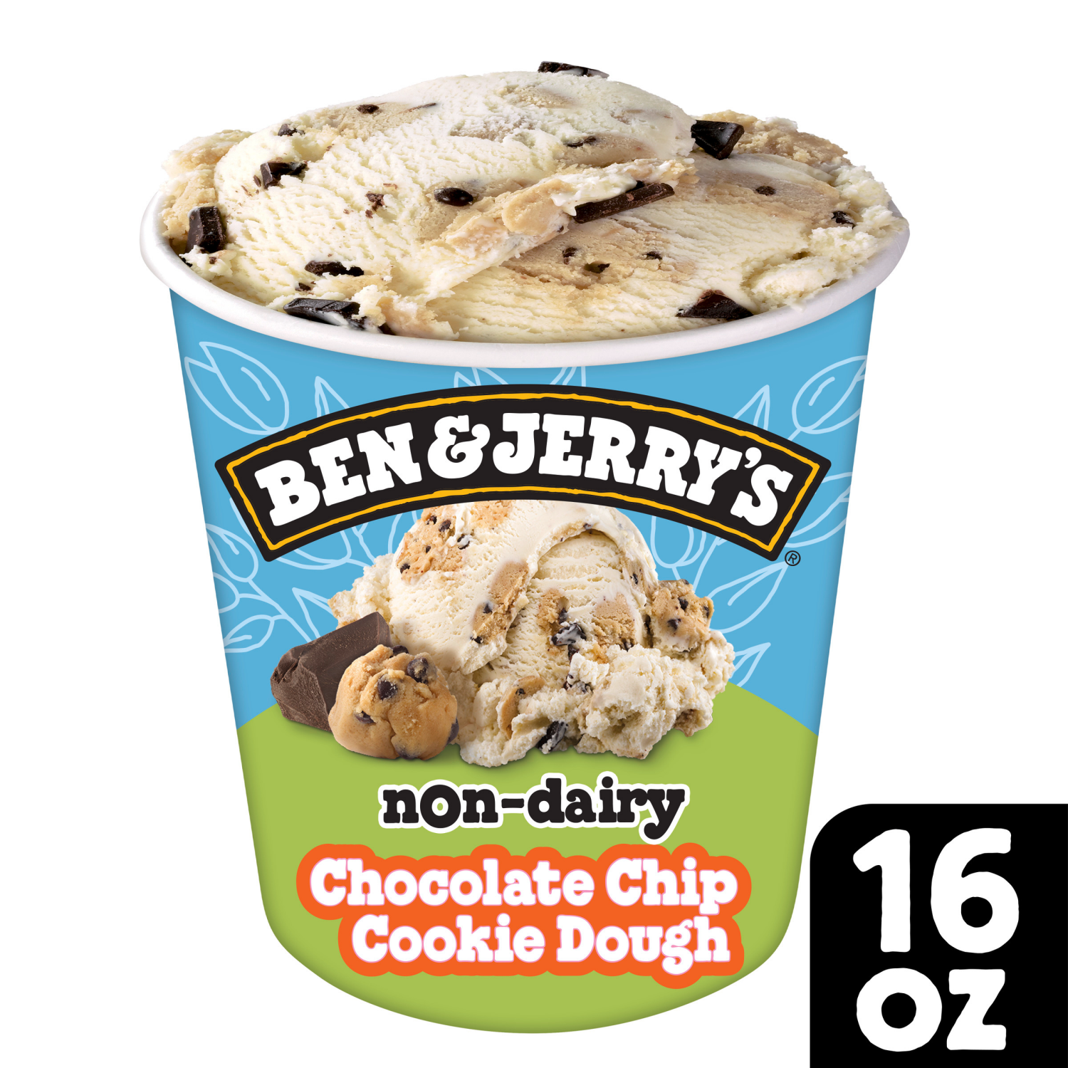 slide 1 of 5, Ben & Jerry's Non-Dairy Chocolate Chip Cookie Dough Frozen Dessert, 1 pint