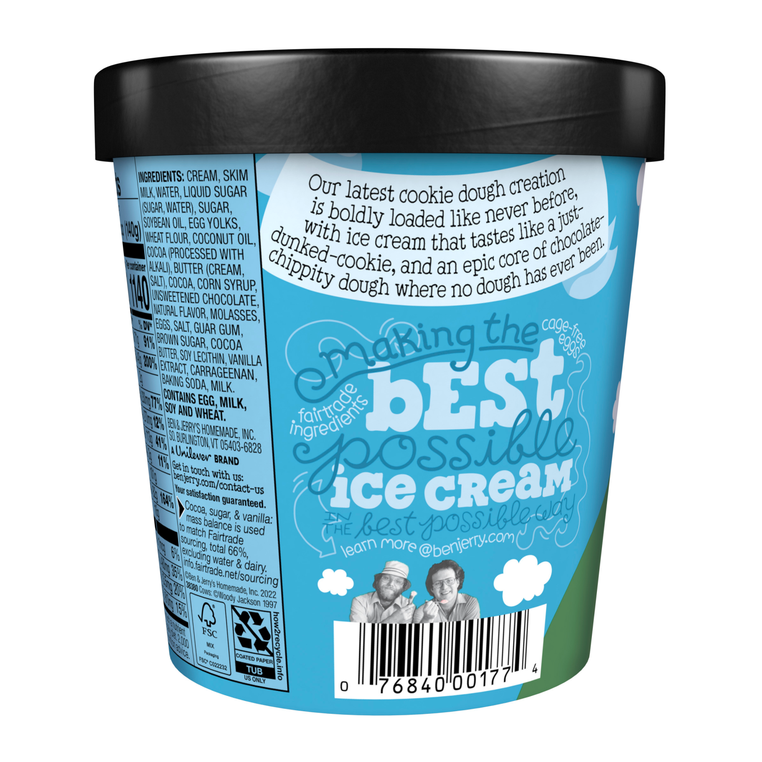 slide 6 of 7, Ben & Jerry's Chocolate Chip Cookie Dough Core Ice Cream 1 pt, 1 pint
