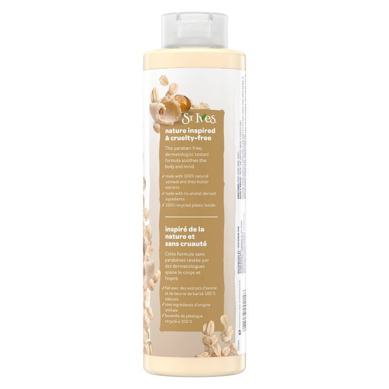 slide 2 of 8, St. Ives Oatmeal & Shea Butter Plant-Based Natural Body Wash Soap - 22 fl oz, 22 fl oz