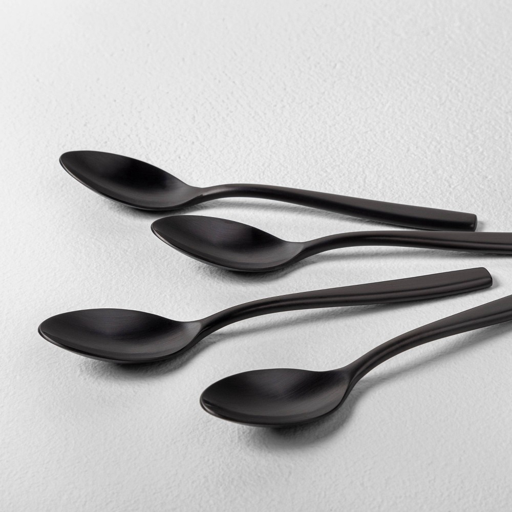 5pc Measuring Spoon Set Matte Black - Hearth & Hand™ with Magnolia