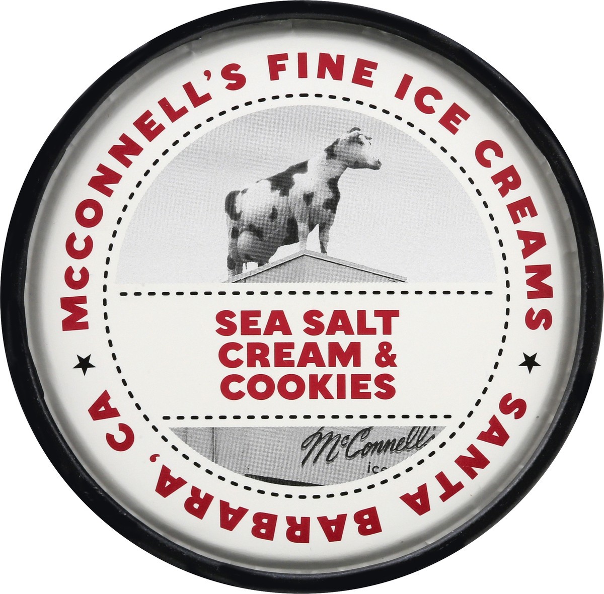 slide 6 of 11, McConnell's Fine Ice Creams Sea Salt Cream & Cookies Ice Cream 1 pt, 1 pint