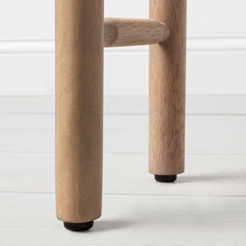 slide 4 of 6, Hearth & Hand w/Magnolia Furniture Shaker Drink Side Table - Natural - Hearth & Hand™ with Magnolia: Rubberwood, Farmhouse Style, No Assembly Required, 1 ct