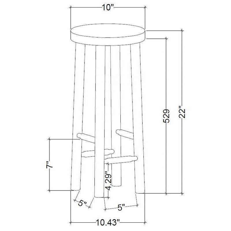 slide 2 of 6, Hearth & Hand w/Magnolia Furniture Shaker Drink Side Table - Natural - Hearth & Hand™ with Magnolia: Rubberwood, Farmhouse Style, No Assembly Required, 1 ct