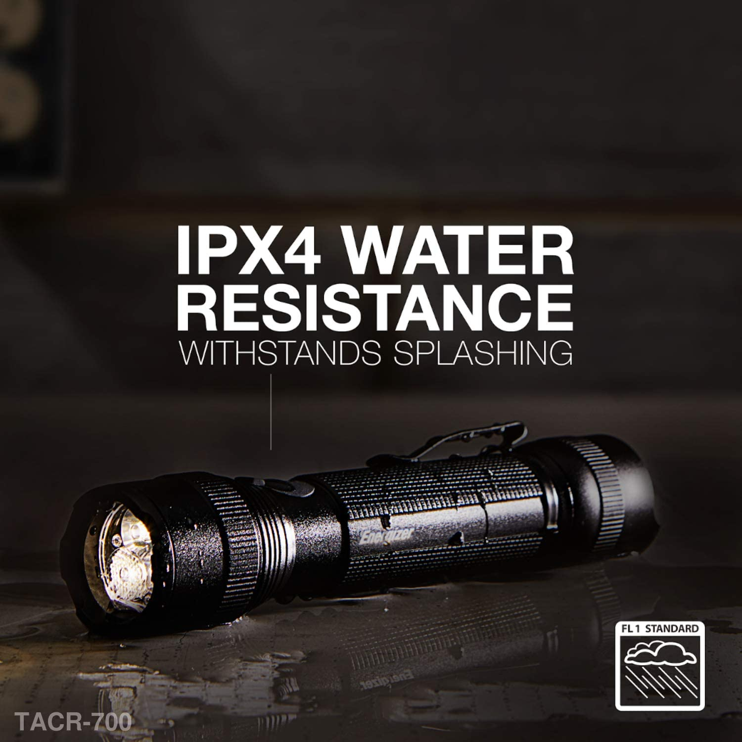 slide 5 of 6, Energizer Rechargeable Tactical Flashlight, TacR700, 1 ct