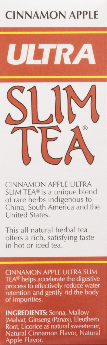 slide 5 of 10, Ultra Slim Tea Caffeine Free Cinnamon Apple Herbal Tea 24 Tea Bags - 24 ct, 24 ct