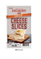 Brchbry Swiss Cheese Slices