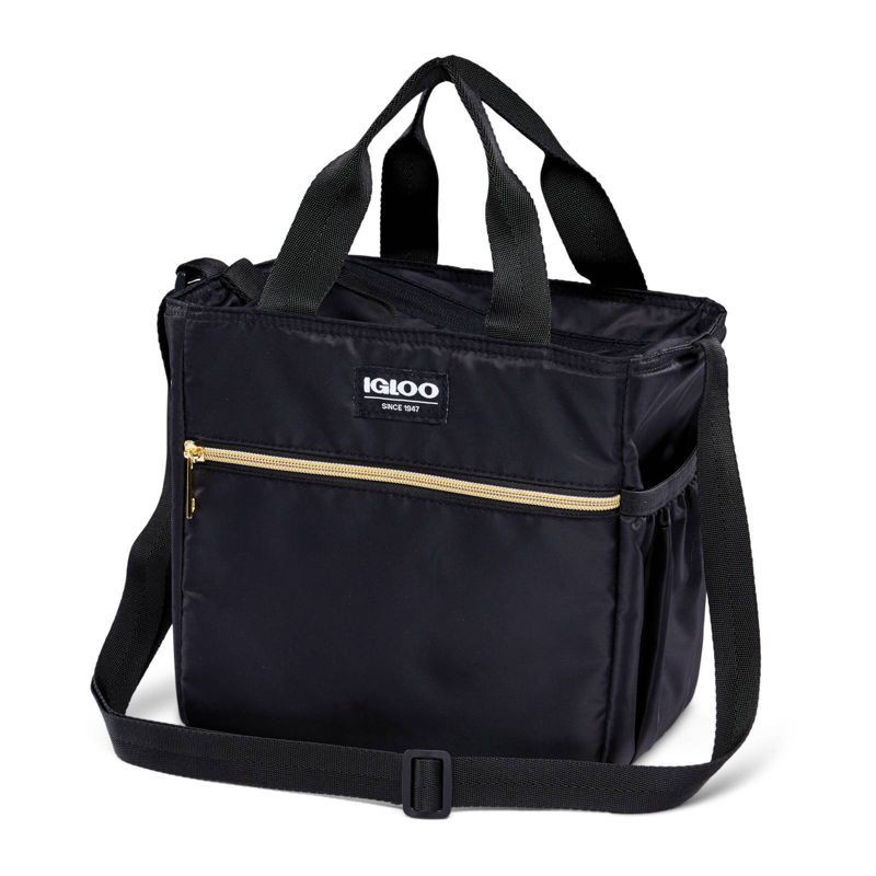 slide 13 of 13, Igloo Sport Luxe Mini City Lunch Sack - Black/Gold, 1 ct