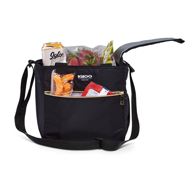 slide 3 of 13, Igloo Sport Luxe Mini City Lunch Sack - Black/Gold, 1 ct
