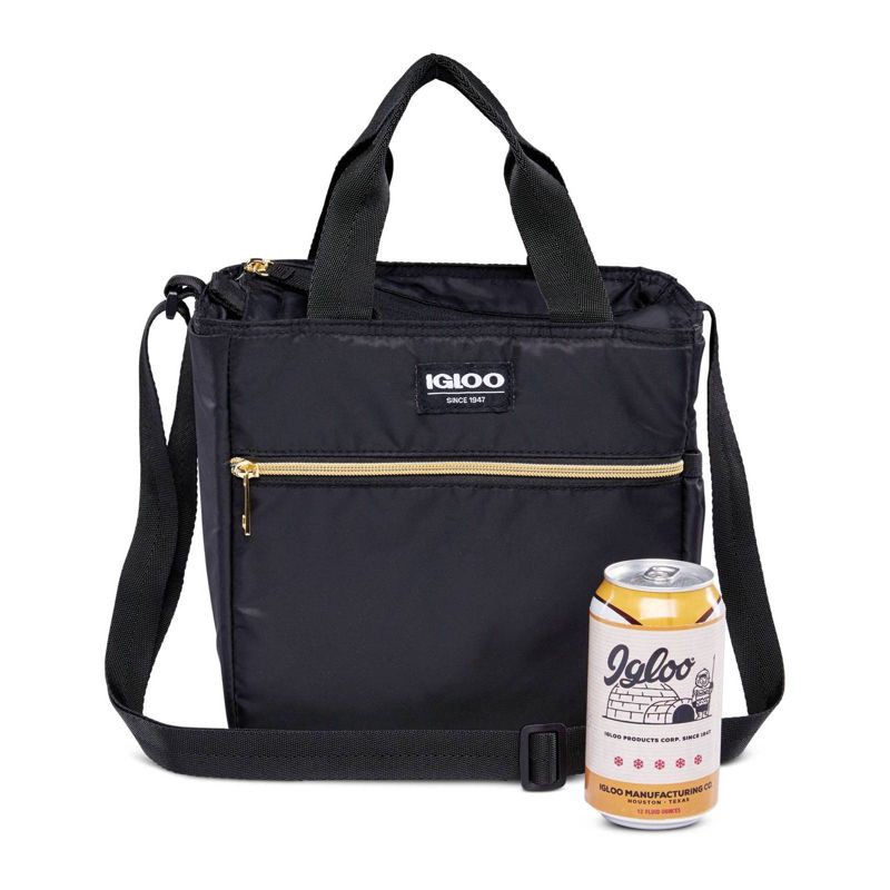 slide 12 of 13, Igloo Sport Luxe Mini City Lunch Sack - Black/Gold, 1 ct
