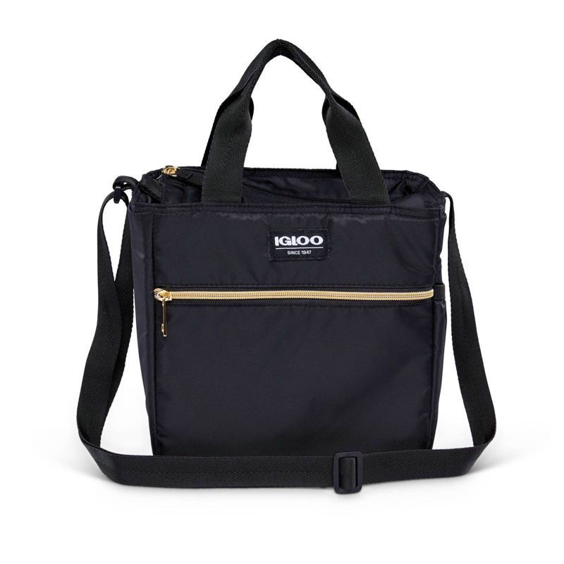 slide 1 of 13, Igloo Sport Luxe Mini City Lunch Sack - Black/Gold, 1 ct