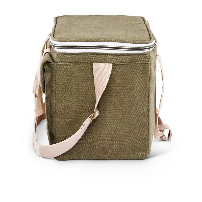 slide 8 of 13, Igloo Nostalgia Lunch Sack - Olive: Insulated Polyester Canvas with Front Pocket, 1 ct