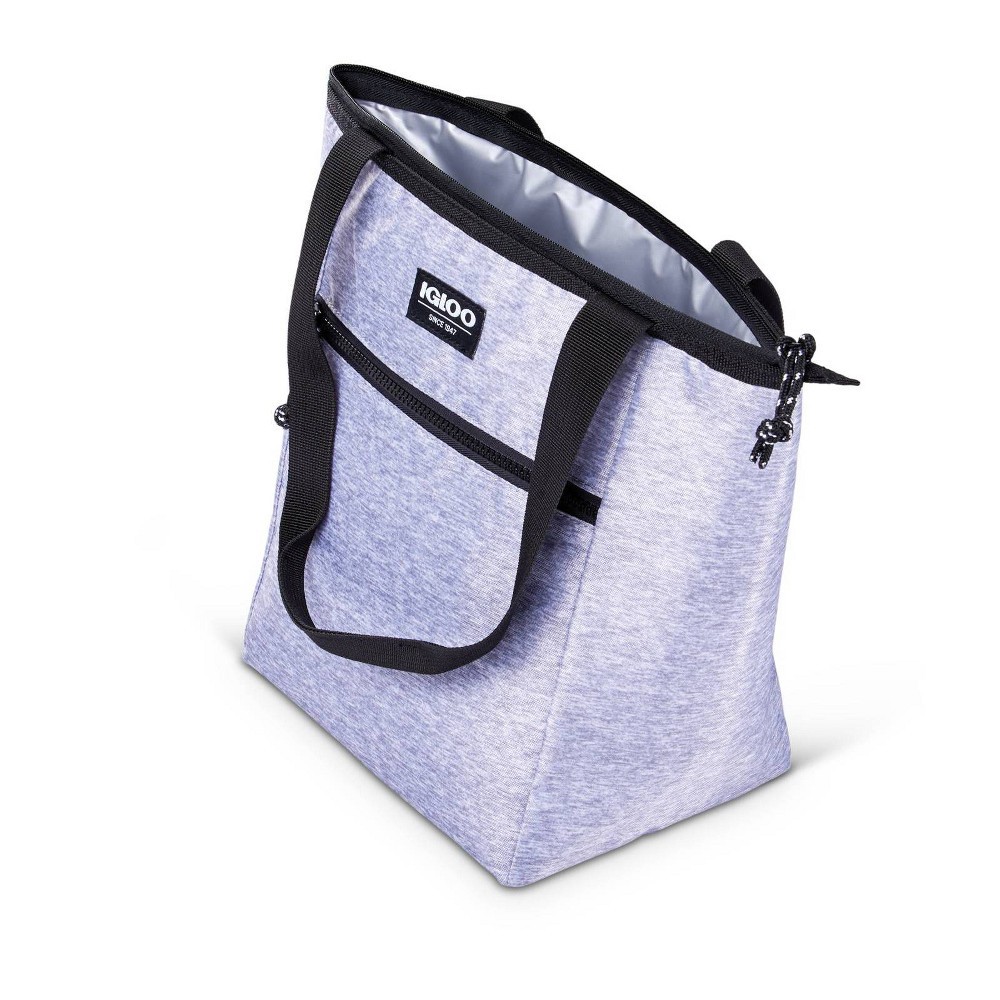 slide 9 of 13, Igloo Active 12 Can Lunch Tote - Heather Gray/Black, 12 ct