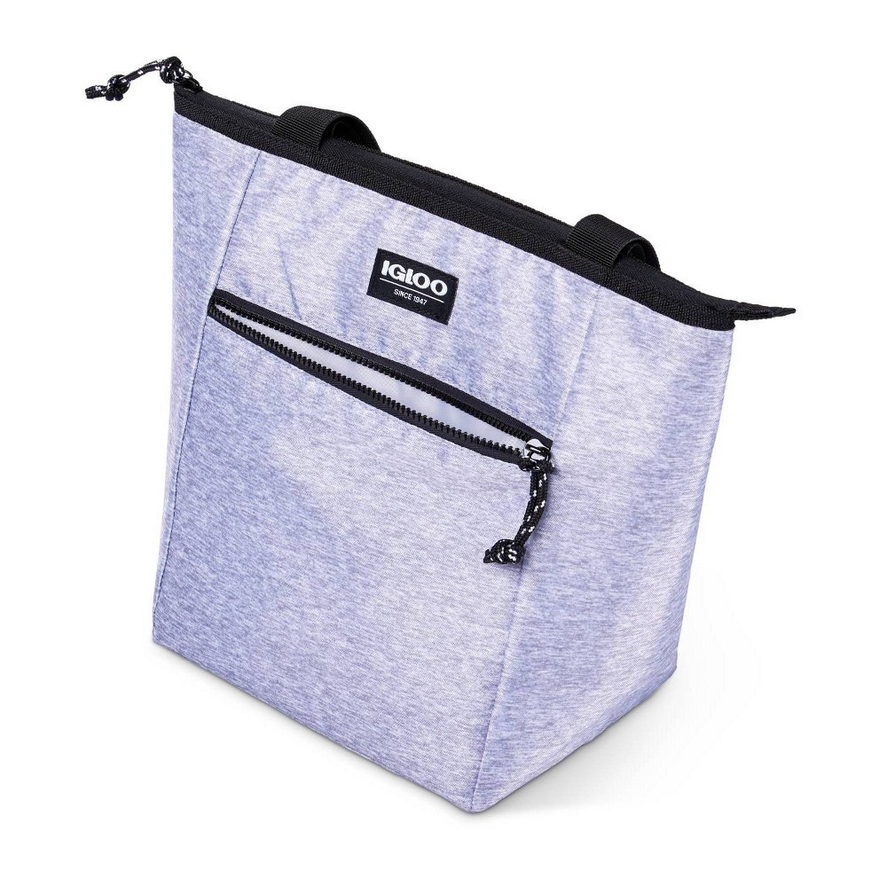 slide 10 of 13, Igloo Active 12 Can Lunch Tote - Heather Gray/Black, 12 ct