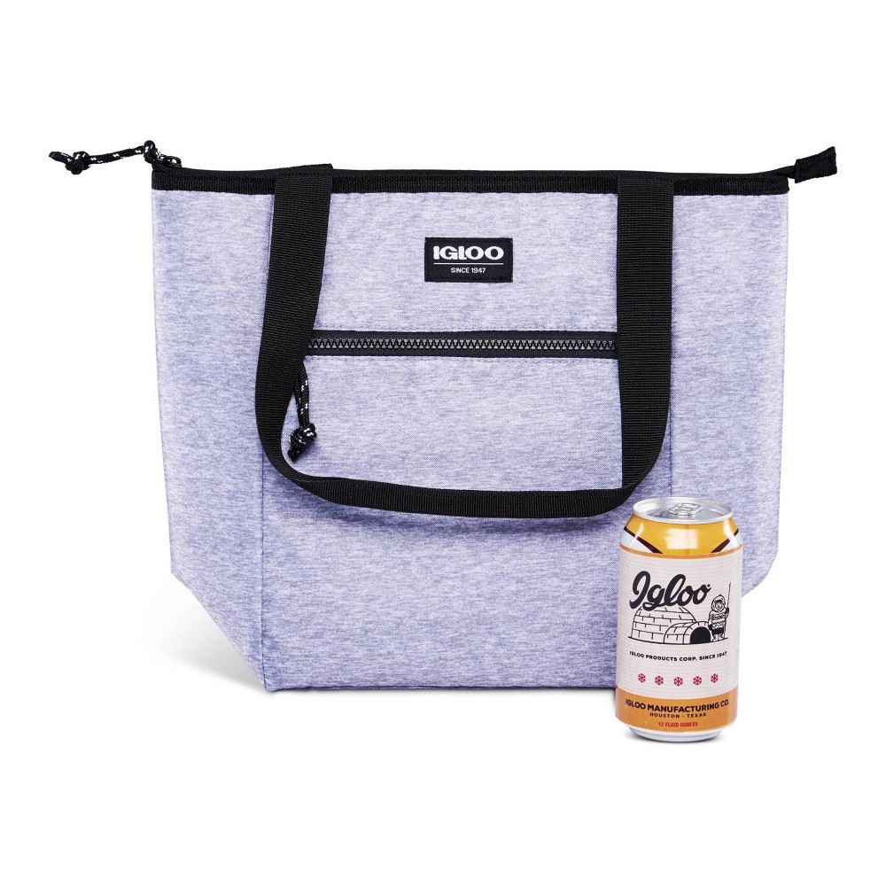 slide 4 of 13, Igloo Active 12 Can Lunch Tote - Heather Gray/Black, 12 ct