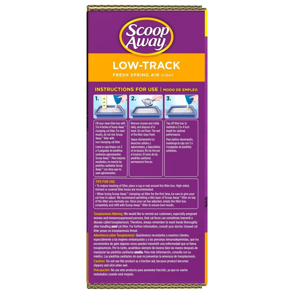 slide 3 of 4, Scoop Away Low Track Cat Litter, 25 lb