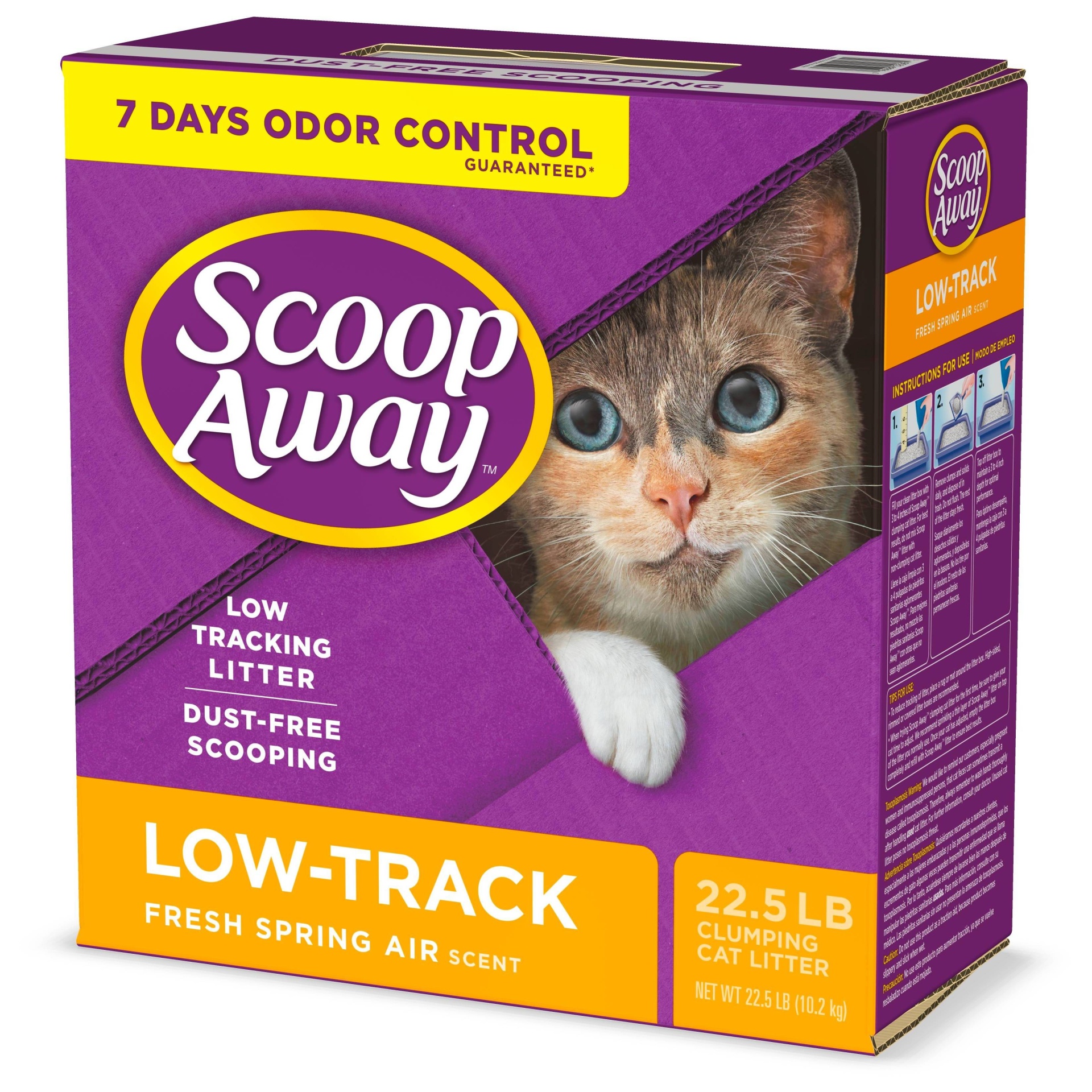 slide 1 of 4, Scoop Away Low Track Cat Litter, 25 lb