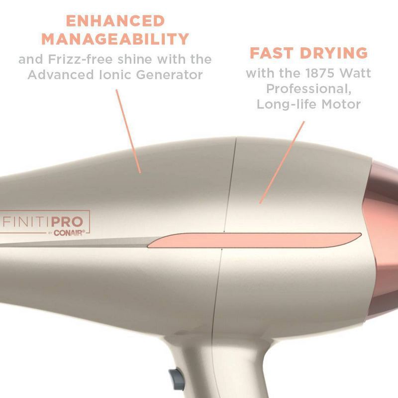 slide 6 of 15, Conair InfinitiPro Frizz Free AC Dryer, 1 ct