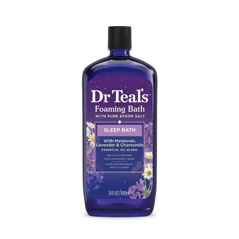 slide 1 of 7, Dr Teal's Sleep Foaming Bath with Melatonin & Essential Oils - 34 fl oz, 34 fl oz