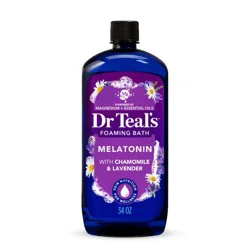 Dr Teal's Sleep Foaming Bath with Melatonin & Essential Oils - 34 fl oz: Paraben-Free, Suitable for Oily Skin