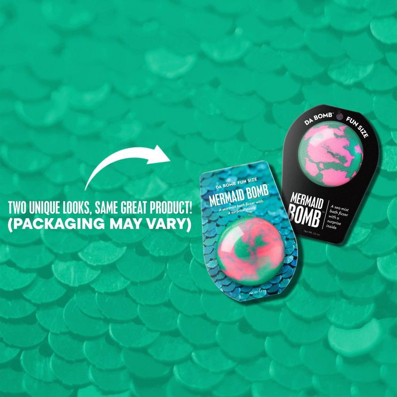 slide 5 of 5, Da Bomb Bath Fizzers Mermaid Bath Bomb - 3.5oz, 3.5 oz