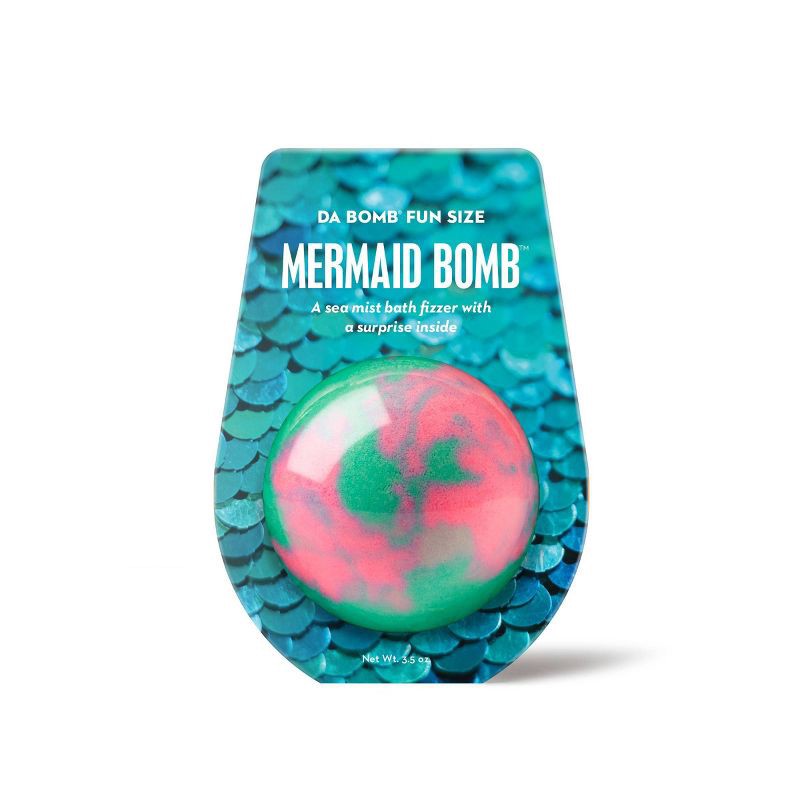 slide 1 of 5, Da Bomb Bath Fizzers Mermaid Bath Bomb - 3.5oz, 3.5 oz