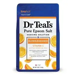 Dr Teal's Glow & Radiance Citrus Pure Epsom Bath Salt - 3lb