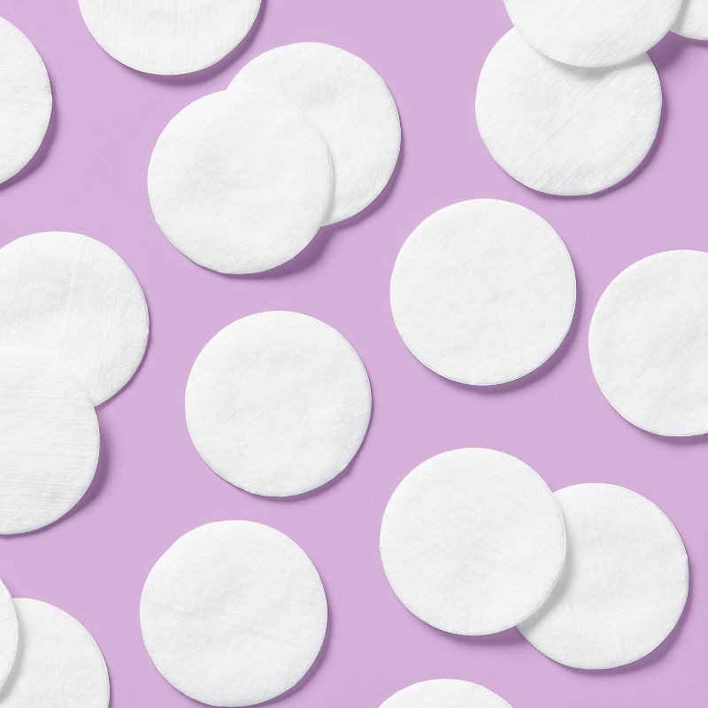 slide 2 of 4, Organic Cotton Rounds Nail Polish and Makeup Remover Pads - 100ct - up&up™, 100 ct